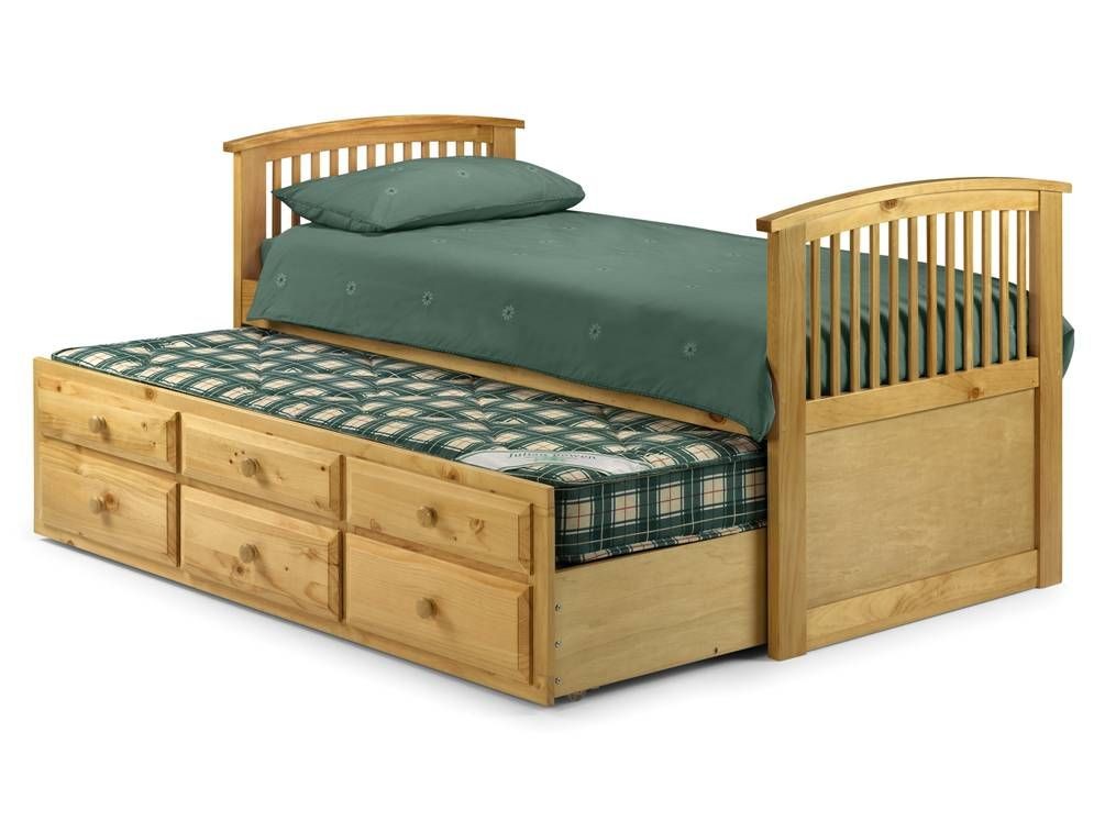 Pine Sleepover Captains Bed
