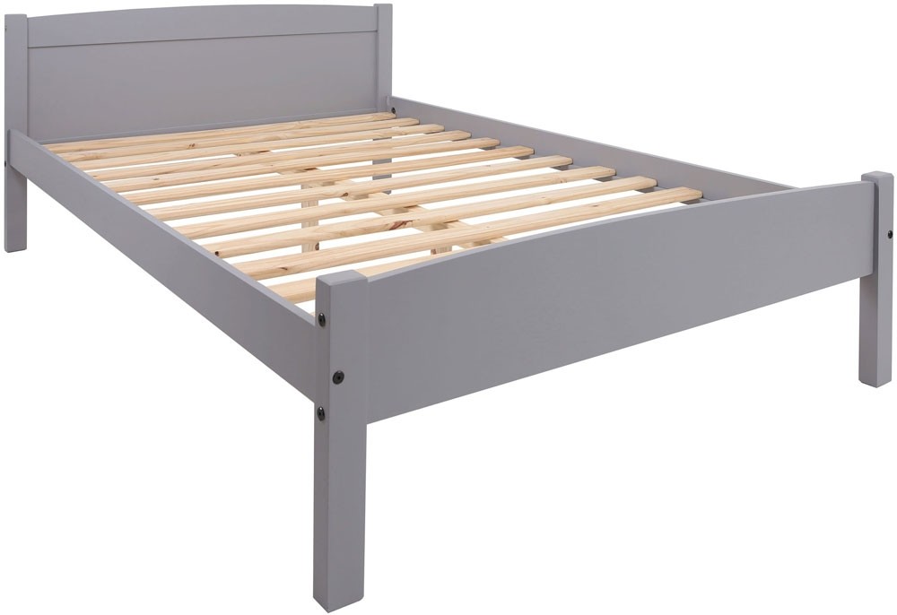 Ambrose Grey Double Bed Frame