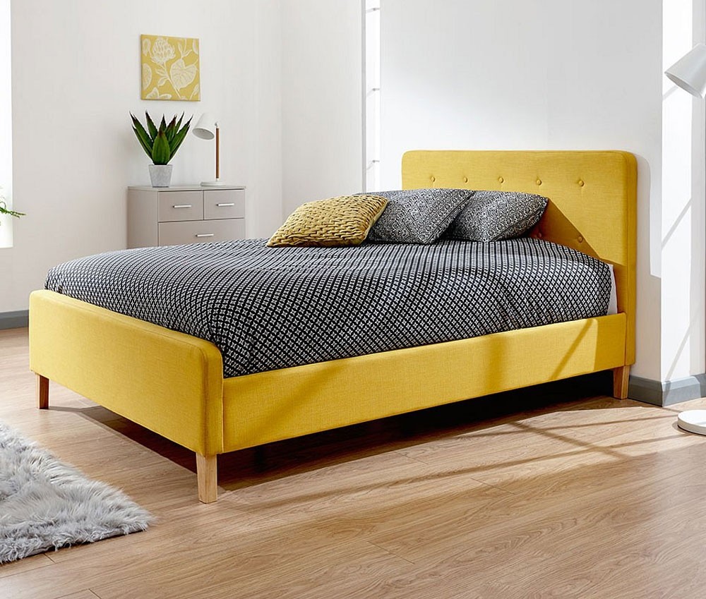 Ashville Bed Frame In Yellow