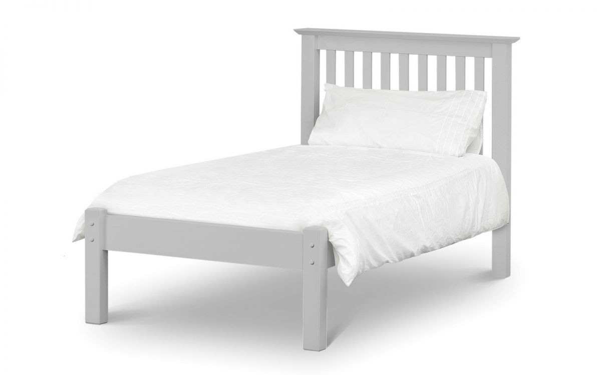 Barcelona Low Foot Grey Single Bed Frame