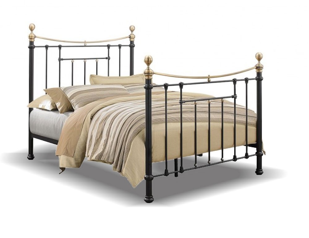 Bronte Black Double Bed Frame