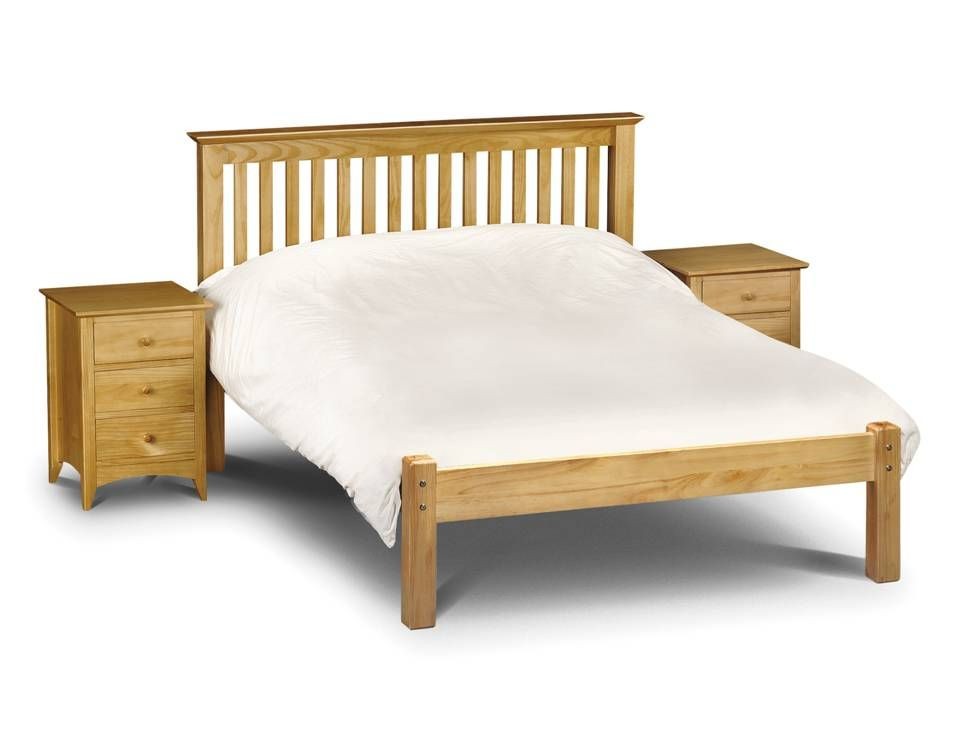 Barcelona Pine Low Foot End Double Bed Frame