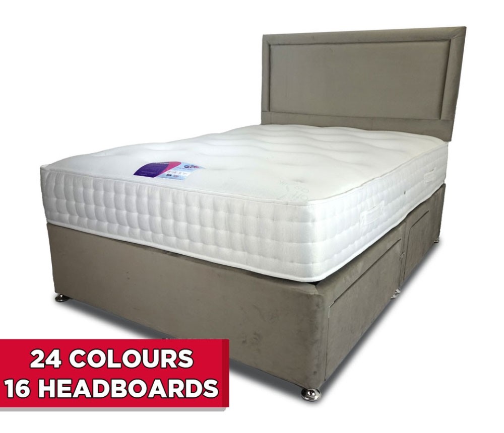 Cadiz Pocket 1000 Three Quarter Divan Bed