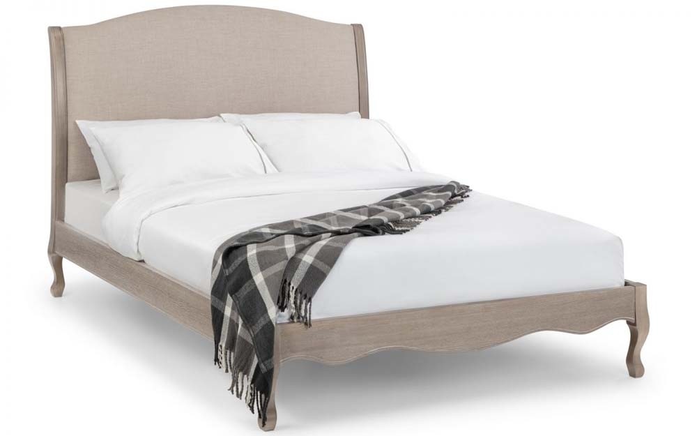 Camomile Limed Oak King Size Bed Frame, Oak Headboards For King Size Bedsheet