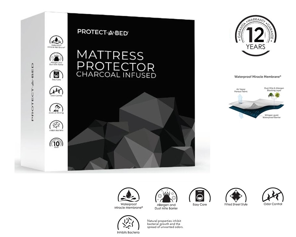 Charcoal Mattress Protector