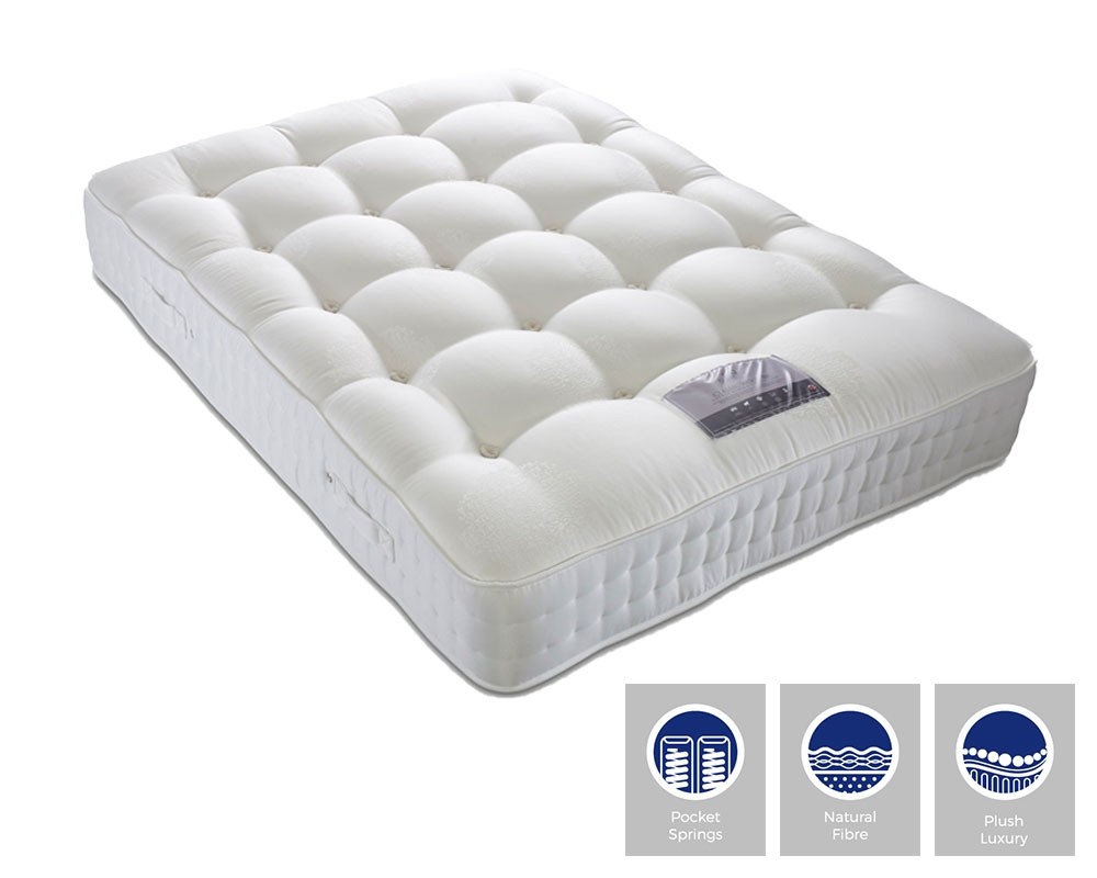 Classic Wool 800 Pocket Sprung Super King Size Mattress