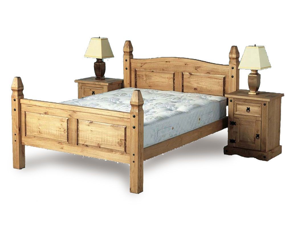 Corona Mexican Double Bed Frame