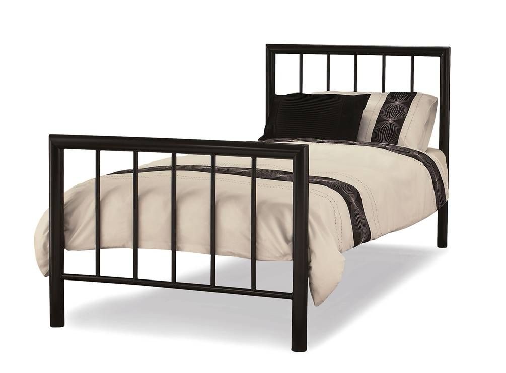 Modena Black Single Bed Frame