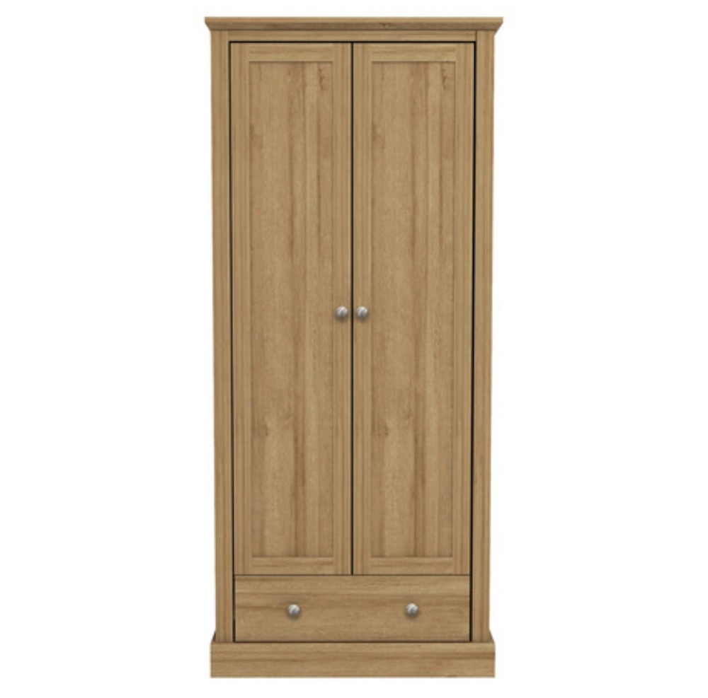 Dawlish Oak 2 Door Wardrobe