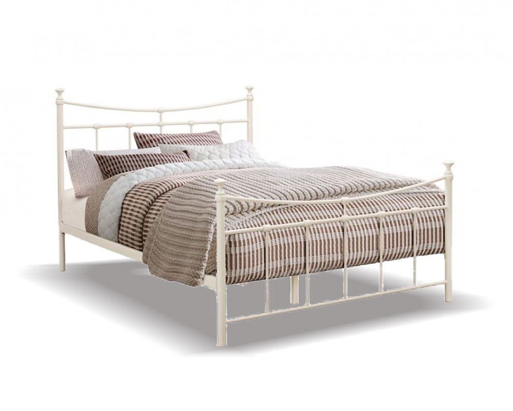 Emily Cream Double Bed Frame