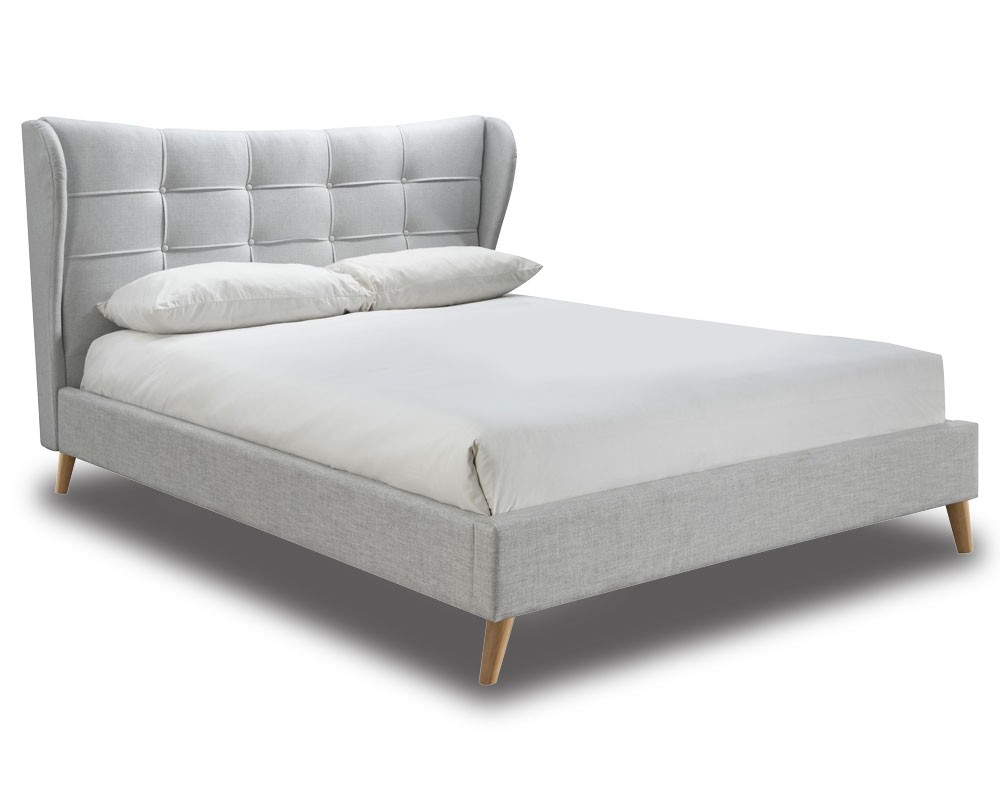 Harp Dove Grey Three Quarter Bed Frame