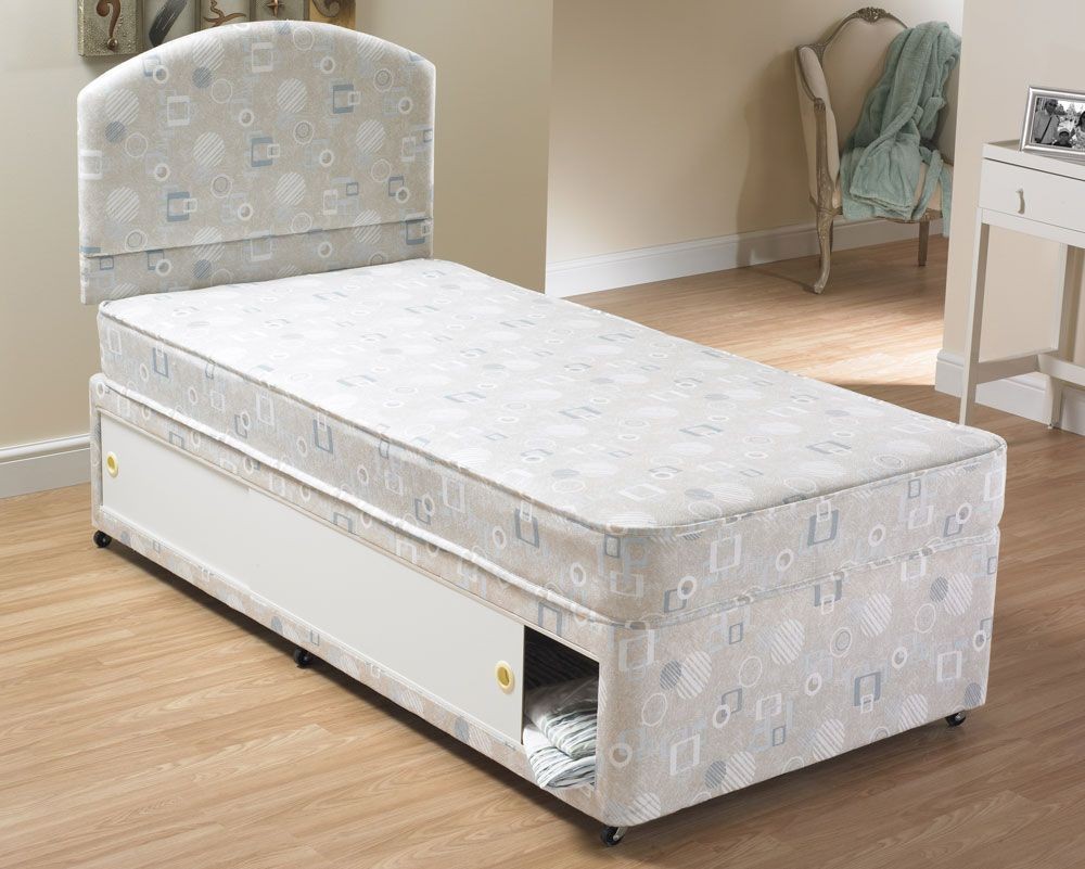 Klara Small Single Slidestore Divan Bed