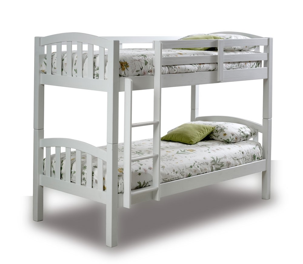 Myanmar White Bunk Bed, Bunk Bed Separates Into Singles
