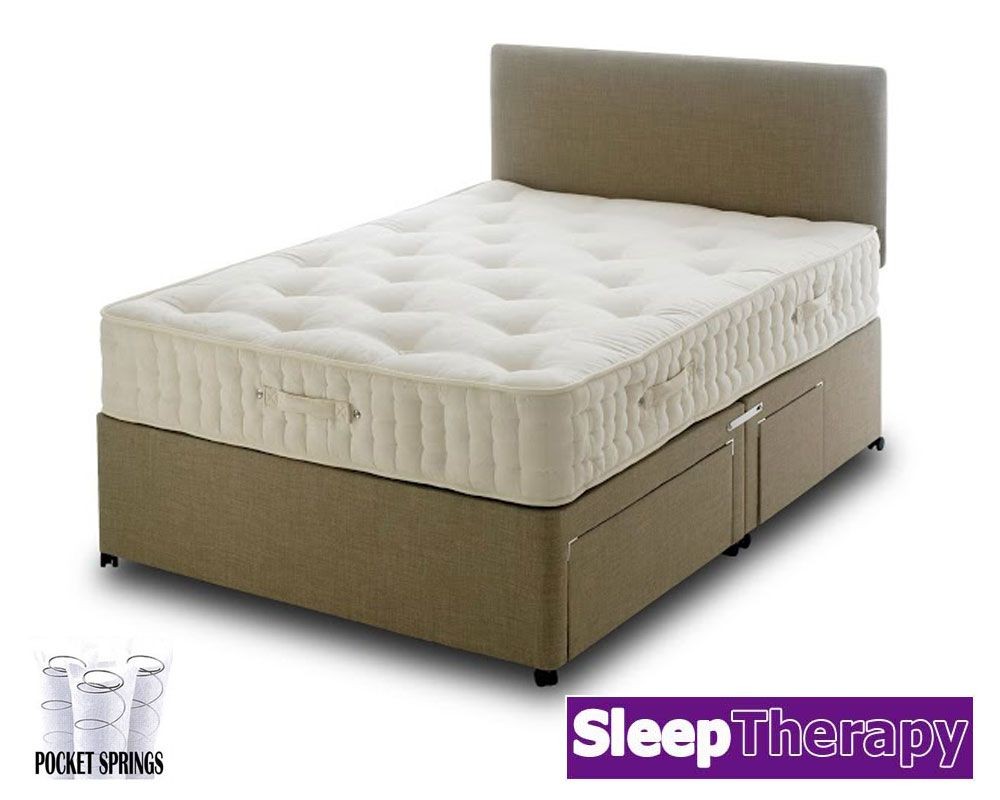 Natural Sleep Pocket 3000 Super Kingsize Divan Bed
