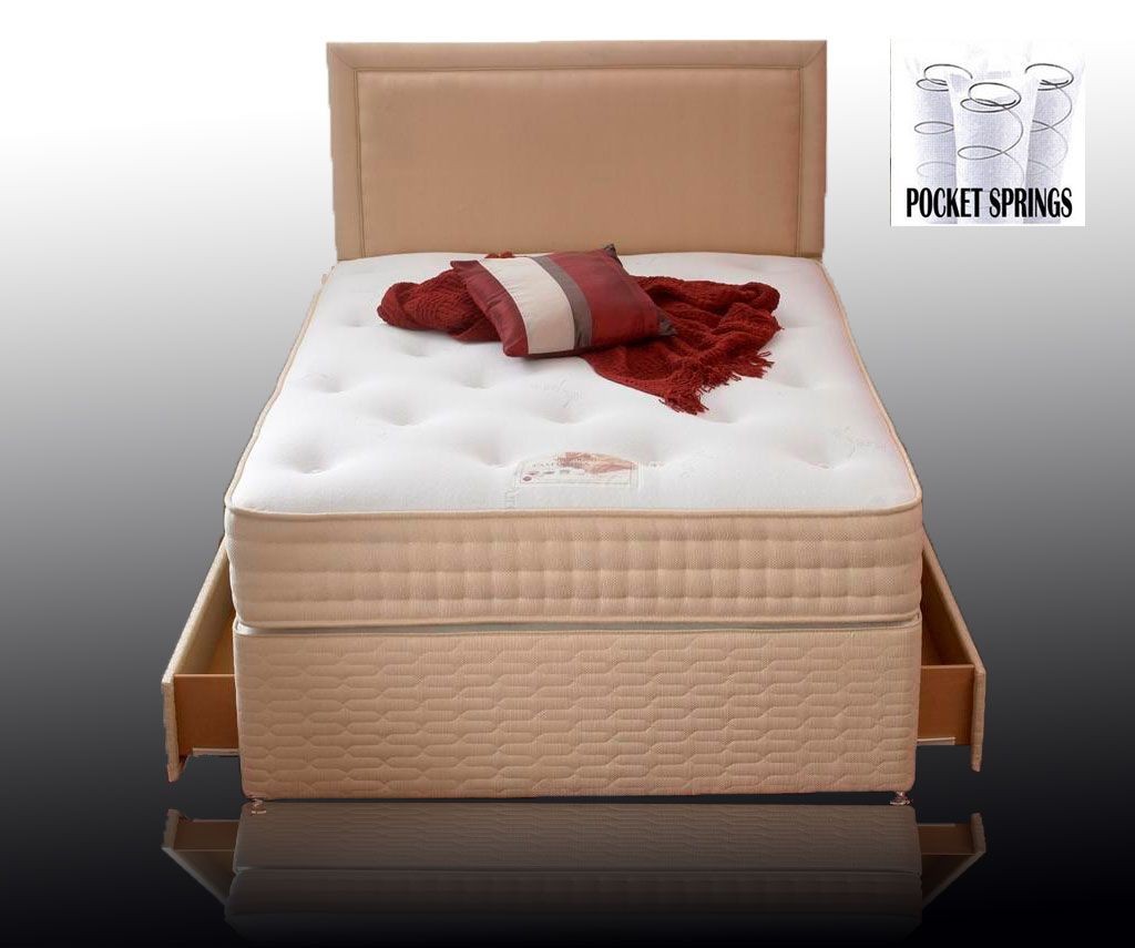 Cadiz Pocket 1000 Kingsize 4 Drawer Divan Bed