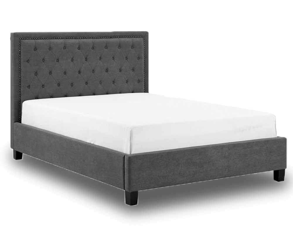 Rheanna Dark Grey Bed Frame