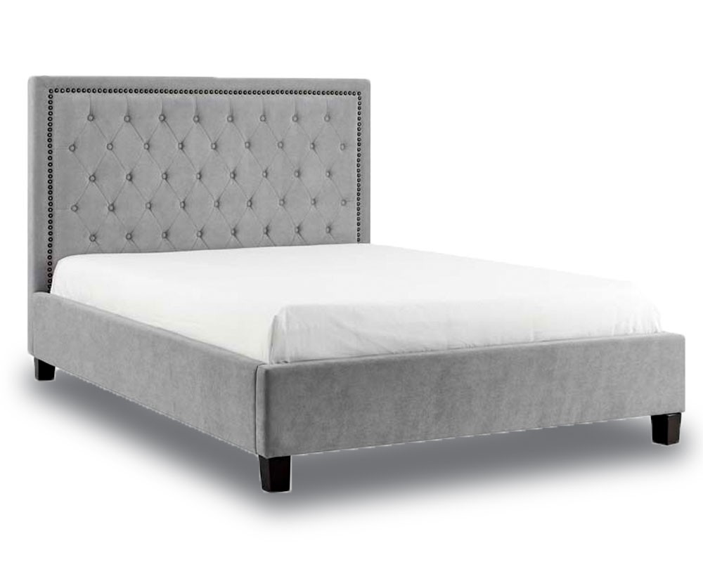 Rheanna Light Grey Bed Frame