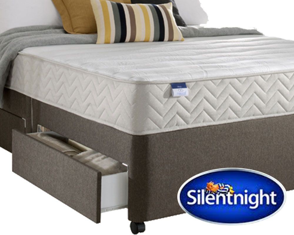 Silentnight Rio Single 2 Drawer Divan Bed