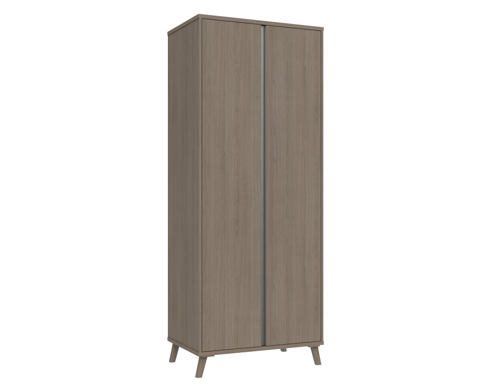 Thames 2 Door Robe Grey Oak