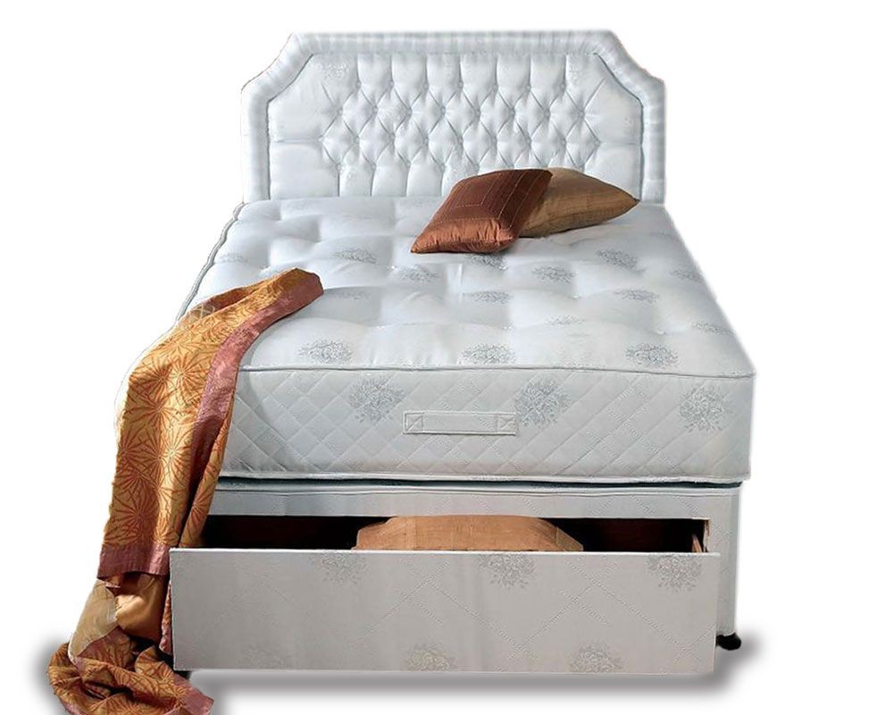 Topaz Ortho Kingsize End Drawer Divan Bed