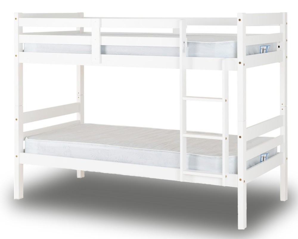 Ranch Style White Bunk Bed, Ranch Bunk Bed