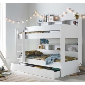 Origin White Storage Bunk Bed