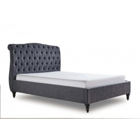 Rosemary Dark Grey Bed Frame