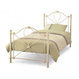 Lyon Ivory Single Bed Frame