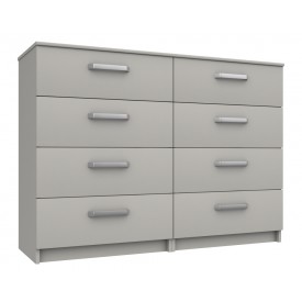 Arden Cashmere Gloss 4 Drawer Double Chest