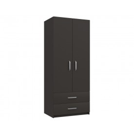 Arden Graphite Grey 2 Door Combi Robe