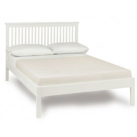 Bentley Designs Atlantis White Low Foot Double Bed Frame