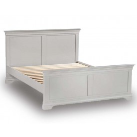 Brandy Pebble Grey French Bed Frame