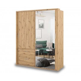 Brighton Sliding Door Wardrobe 180cm