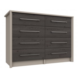 Burton 8 Drawer Tallboy Anthracite Larch