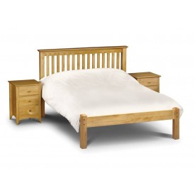 Barcelona Pine Low Foot End Double Bed Frame