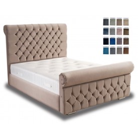 Chesterfield Sleigh Bed Frame