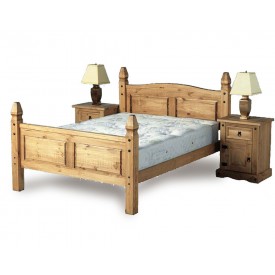 Corona Mexican Double Bed Frame