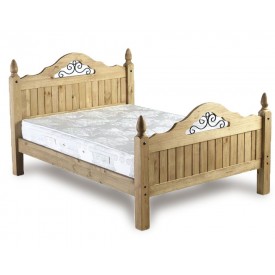 Corona Scroll High End Double Bed Frame