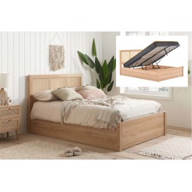 Croxon House Oak Ottoman Bed Frame