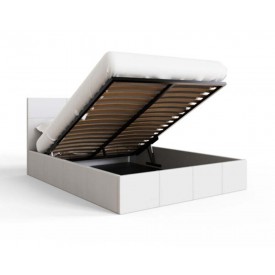 End Lift Ottoman Storage Bed Frame In White