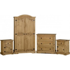 Corona Pine Bedroom Set Quattro Special Offer