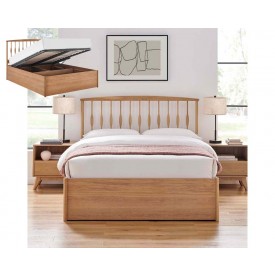 Trinity Oak Storage Bed Frame