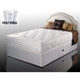 Kozee Rose Luxury Pocket 1000 Kingsize 4 Drawer Divan Bed