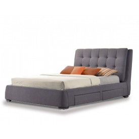 May Grey Storage Bed Frame