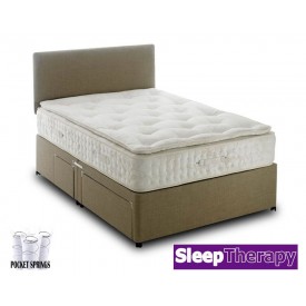 Natural Sleep Pillow Pocket 2000 Kingsize Divan Bed