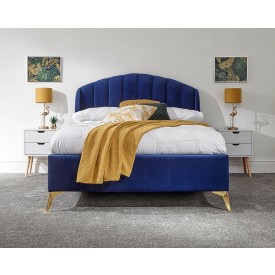 Petal Blue Bed Ottoman Bed Frame