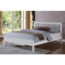 Petra White Double Bed Frame