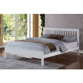 Petra White Three Quarter Bed Frame