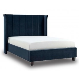 Poland Navy Blue Bed Frame