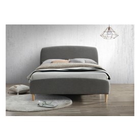 Qube Soft Grey Bed Frame